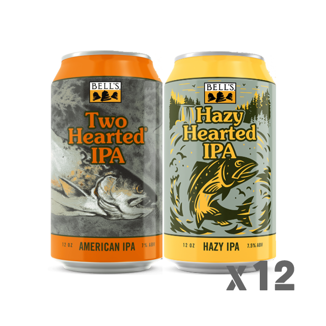 벨스, IPA 2종 24캔 (355ml, 투 하티드, 헤이지 하티드)